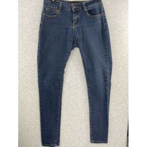 T2015  Blue Denim Womens Jeans -Tapered Leg Size 5 (Stretch)